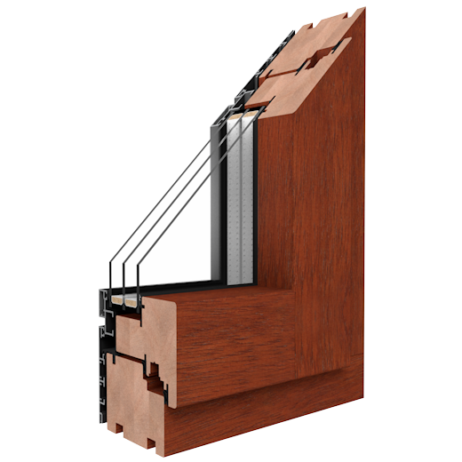 holz-alu fenster material